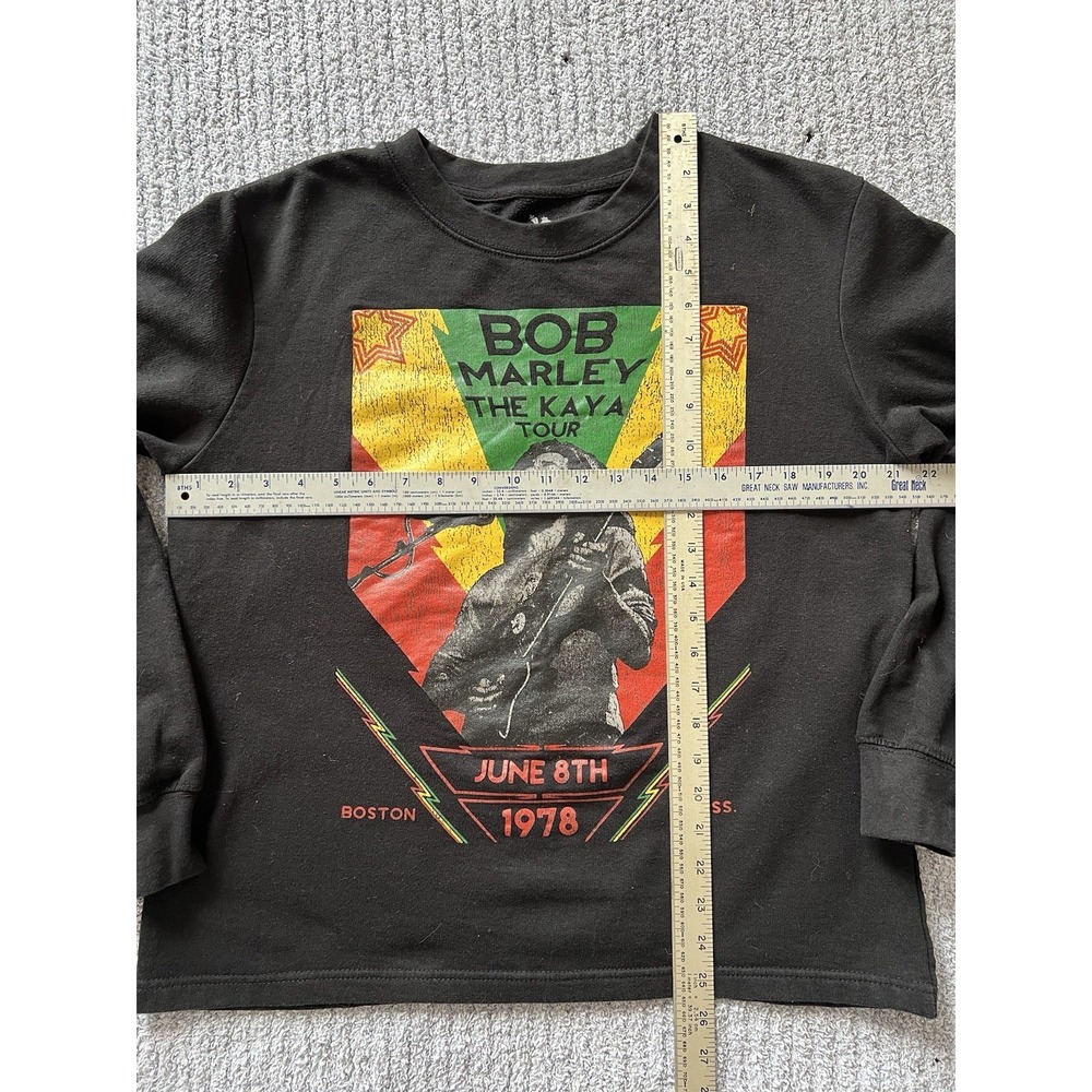 Bob Marley The Kaya Tour 1978 Band Sweatshirt Sz‎ Med Zion Rootswear Band